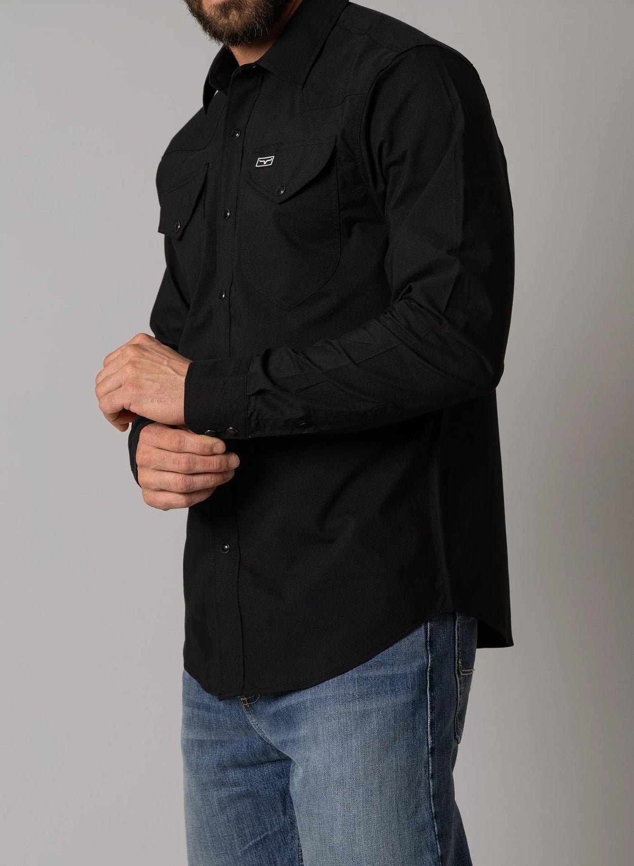 Kimes Ranch Black Out LS Black