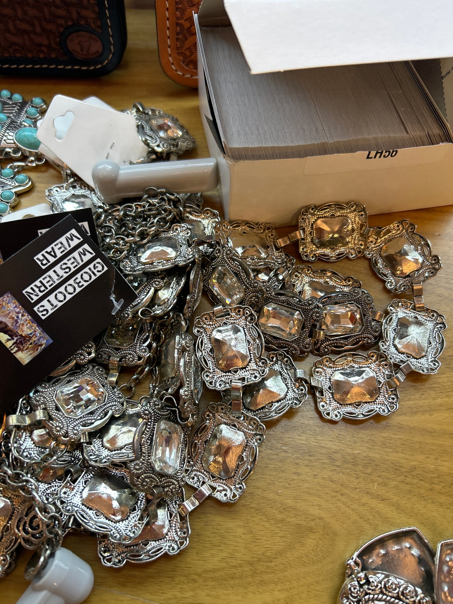 Bling silver Concho belts