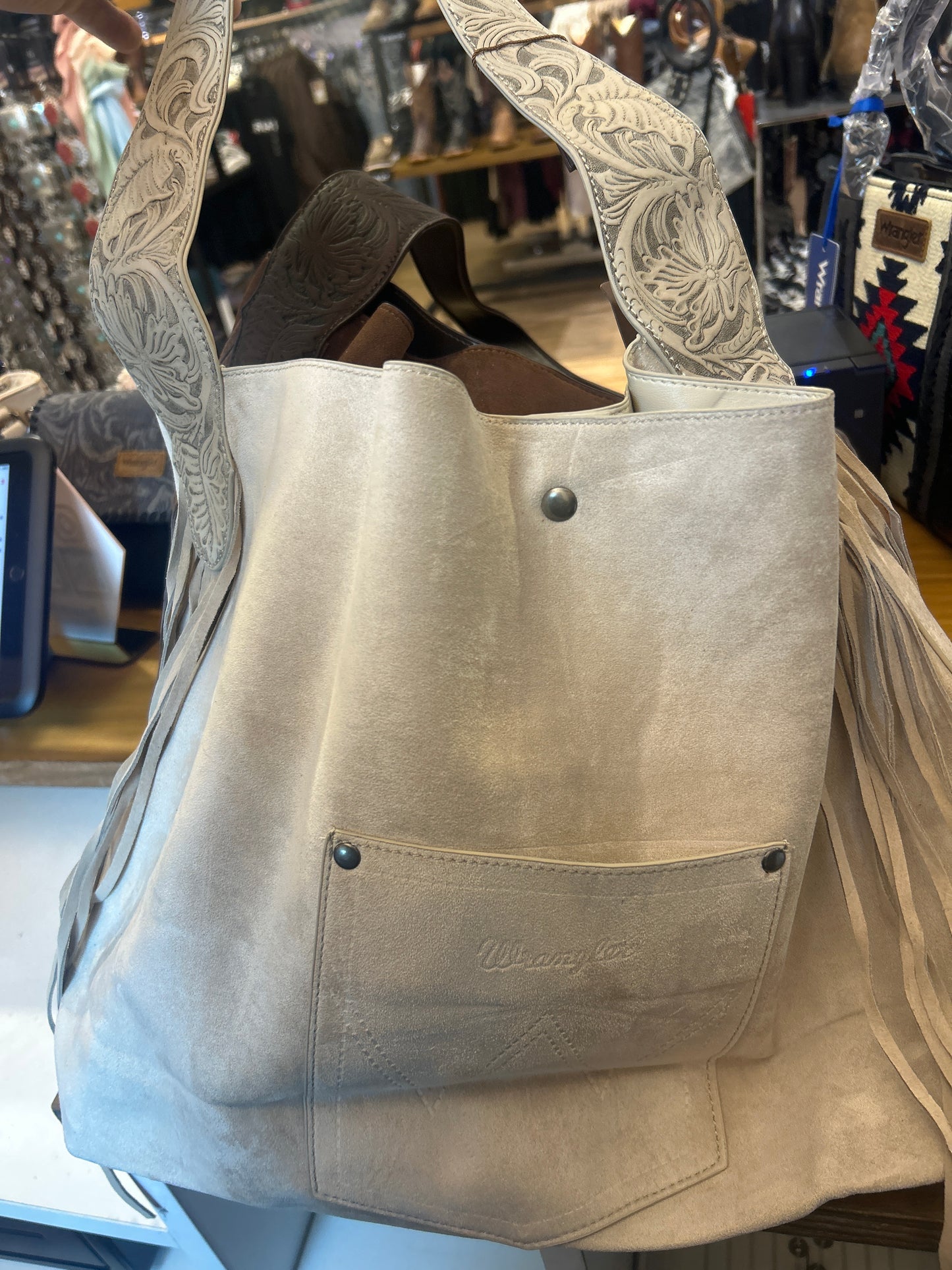 Wrangler buckle purse