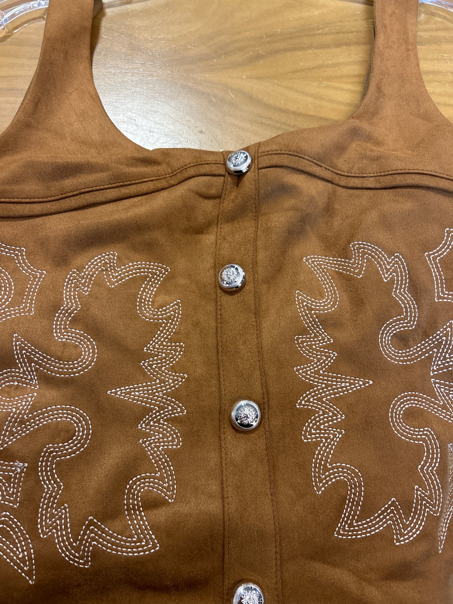 Camel Stitched Vest