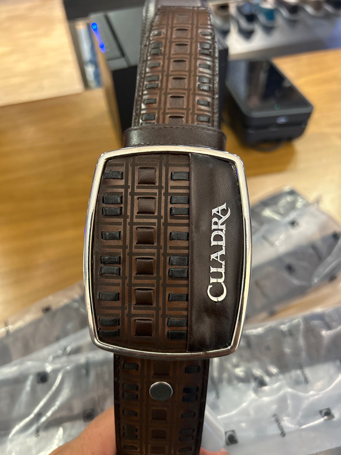 Cuadra embroidery belt