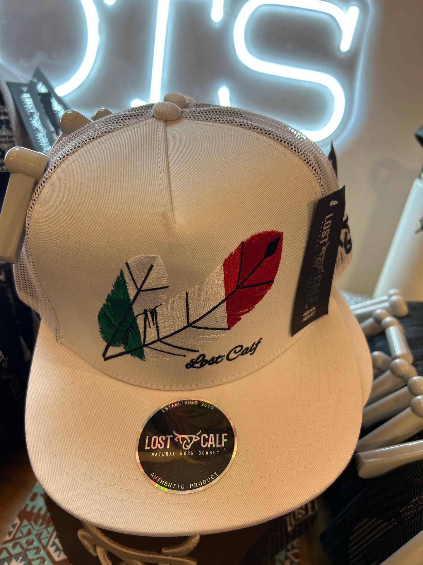 Lost Calf Hat feather mex