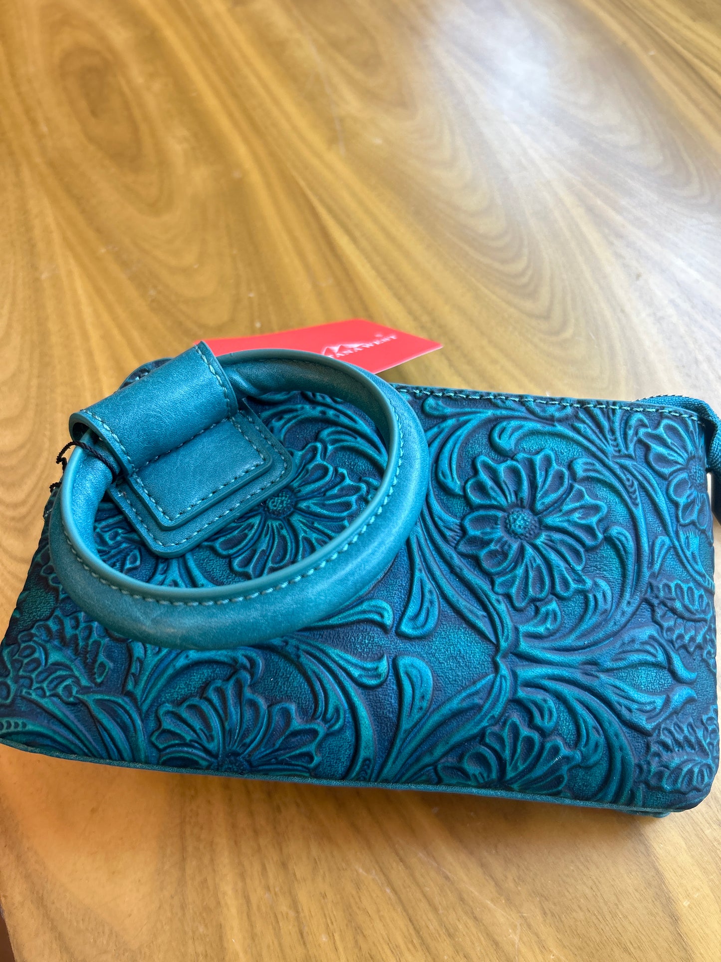 Blue cincelada Wallet