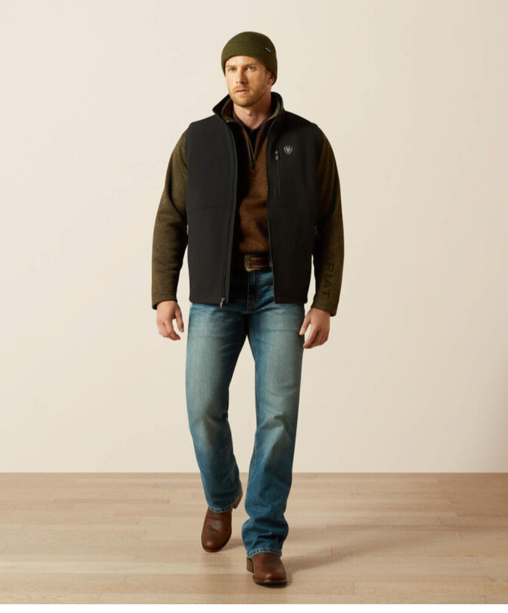 Ariat Logo Softshell Vest Black