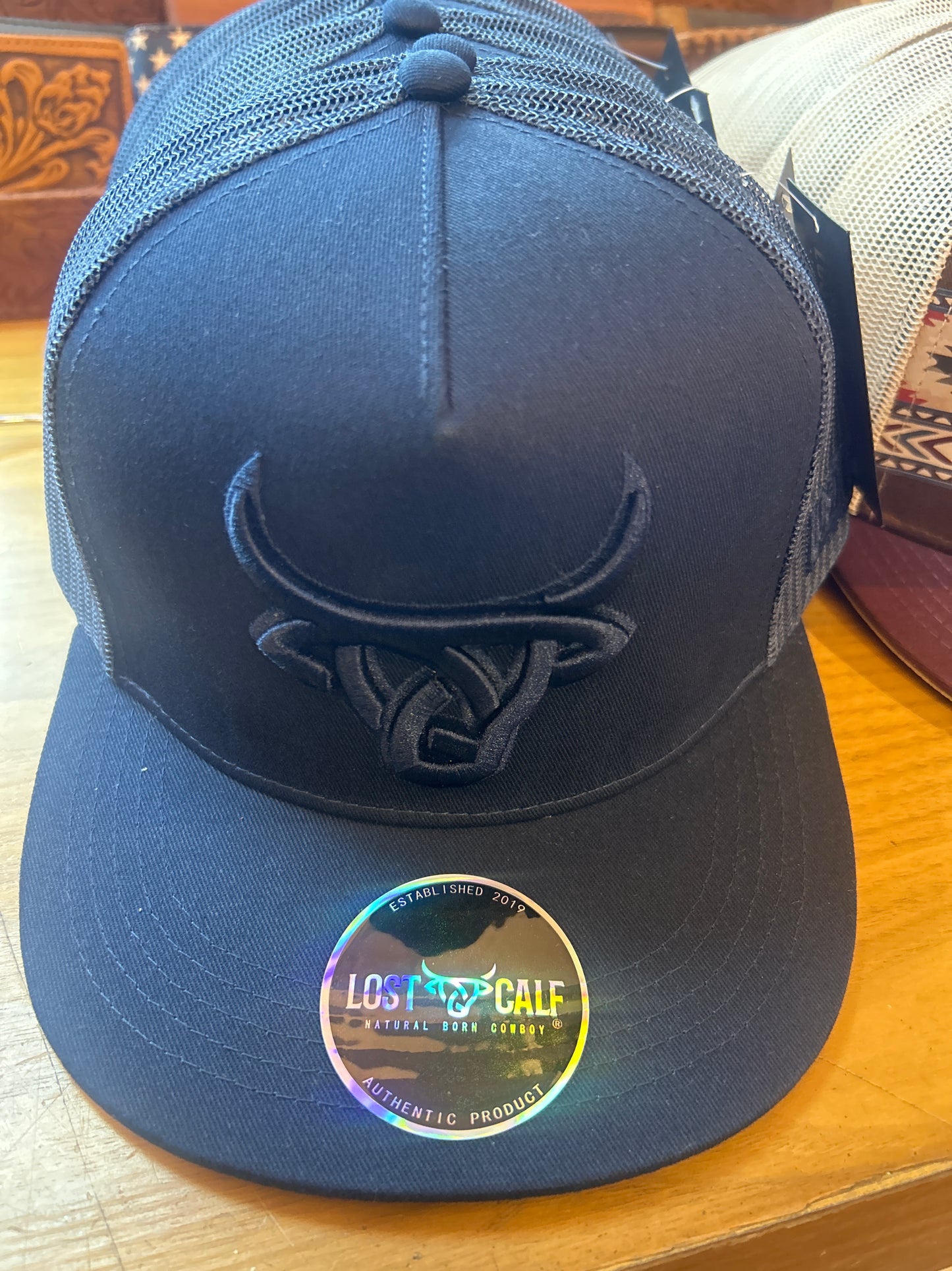 Lost calf hats Navy