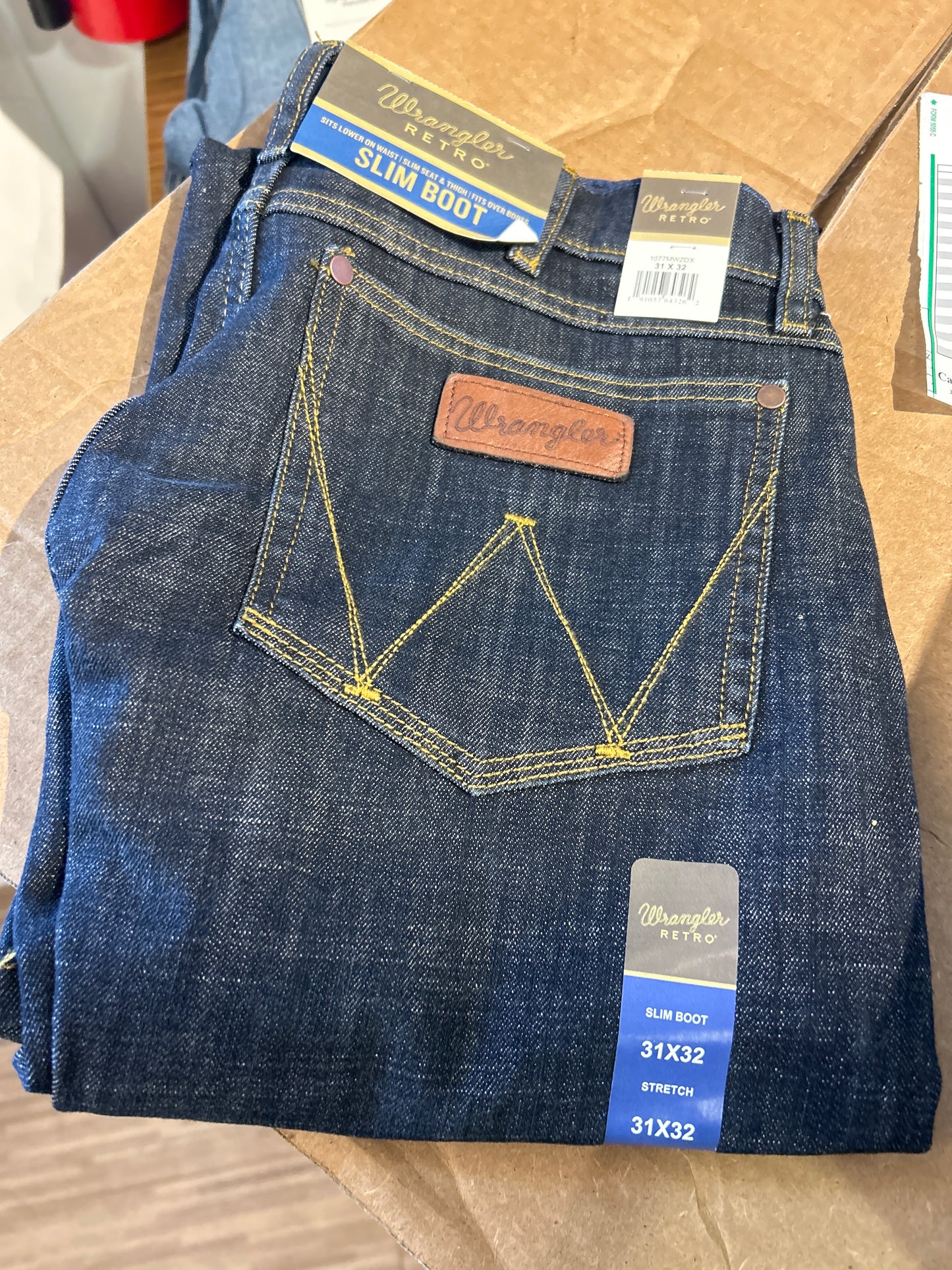 Wrangler retro jeans slim boot 1077mwzdx