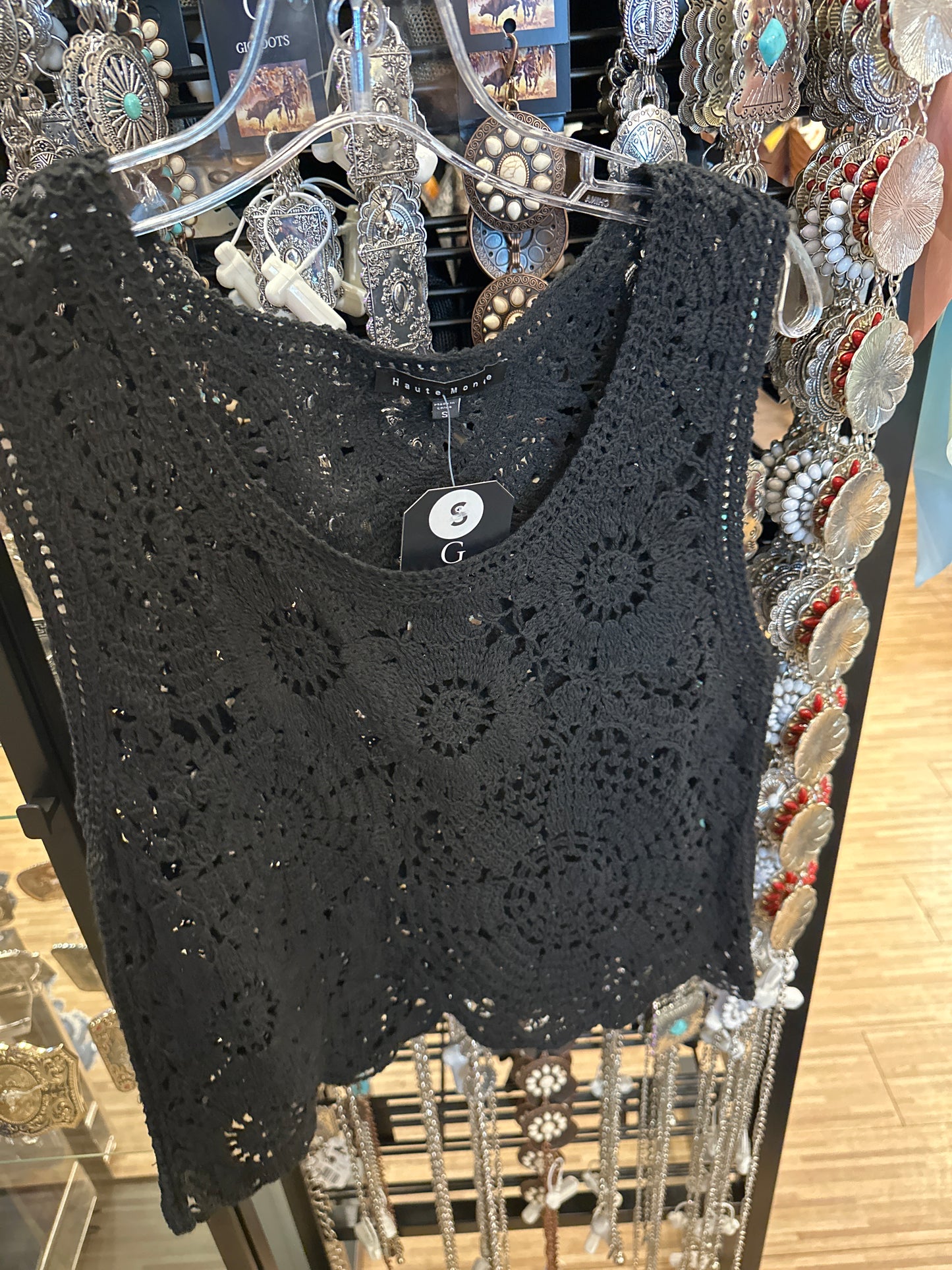 Women’s Black Knitted Top