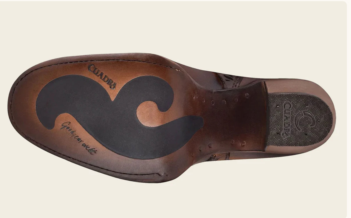 Women Cuadra -ANKLE BROWN BOOTIE WITH CRYSTALS cu338