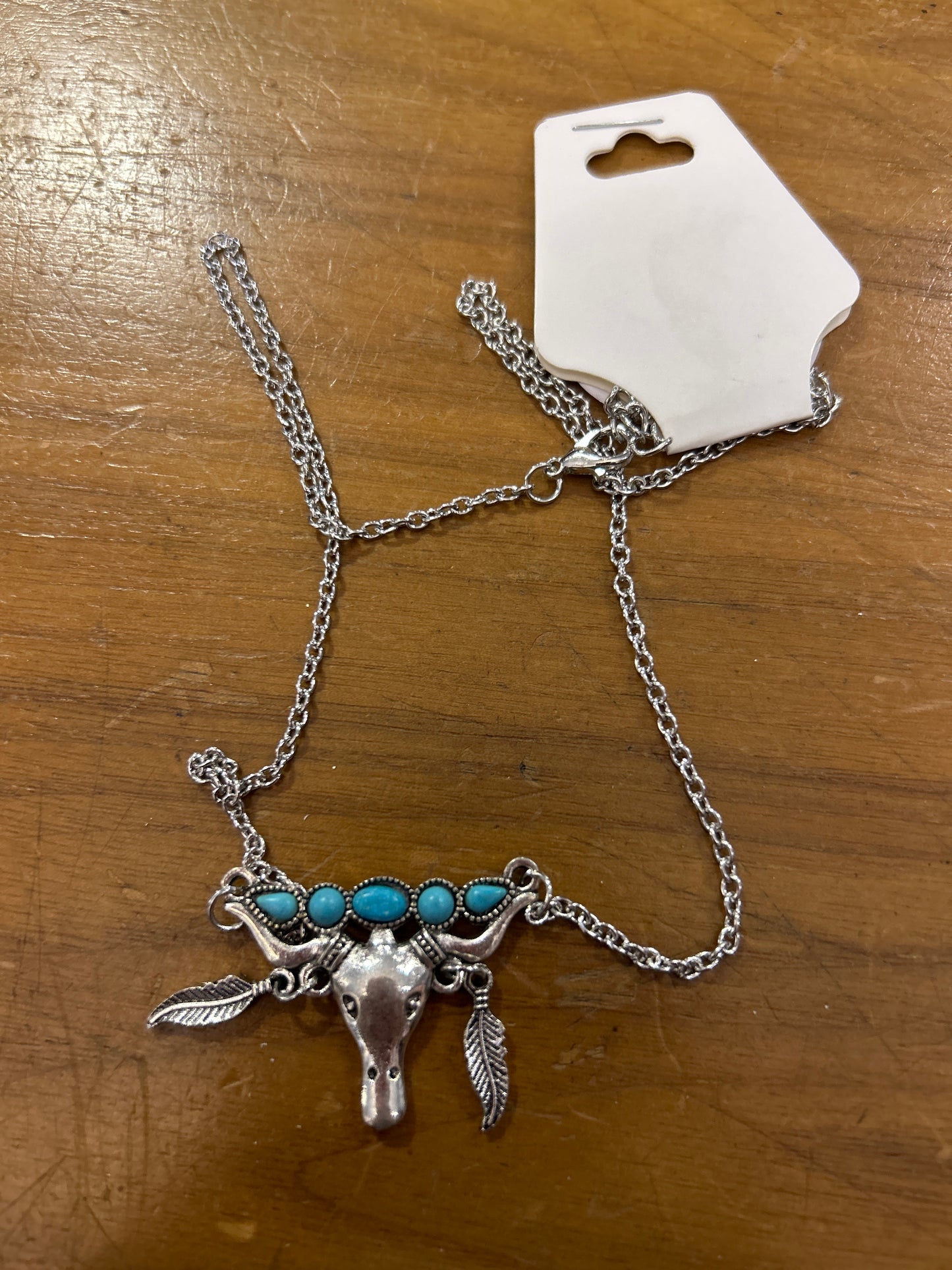 Bull Head Necklace