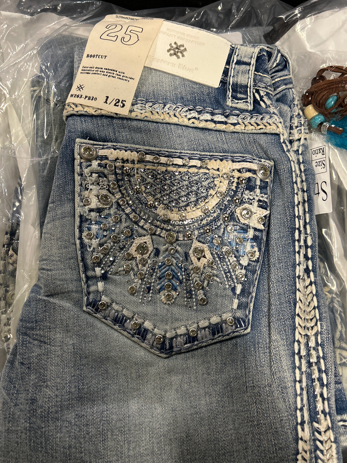 Western blue jeans w263