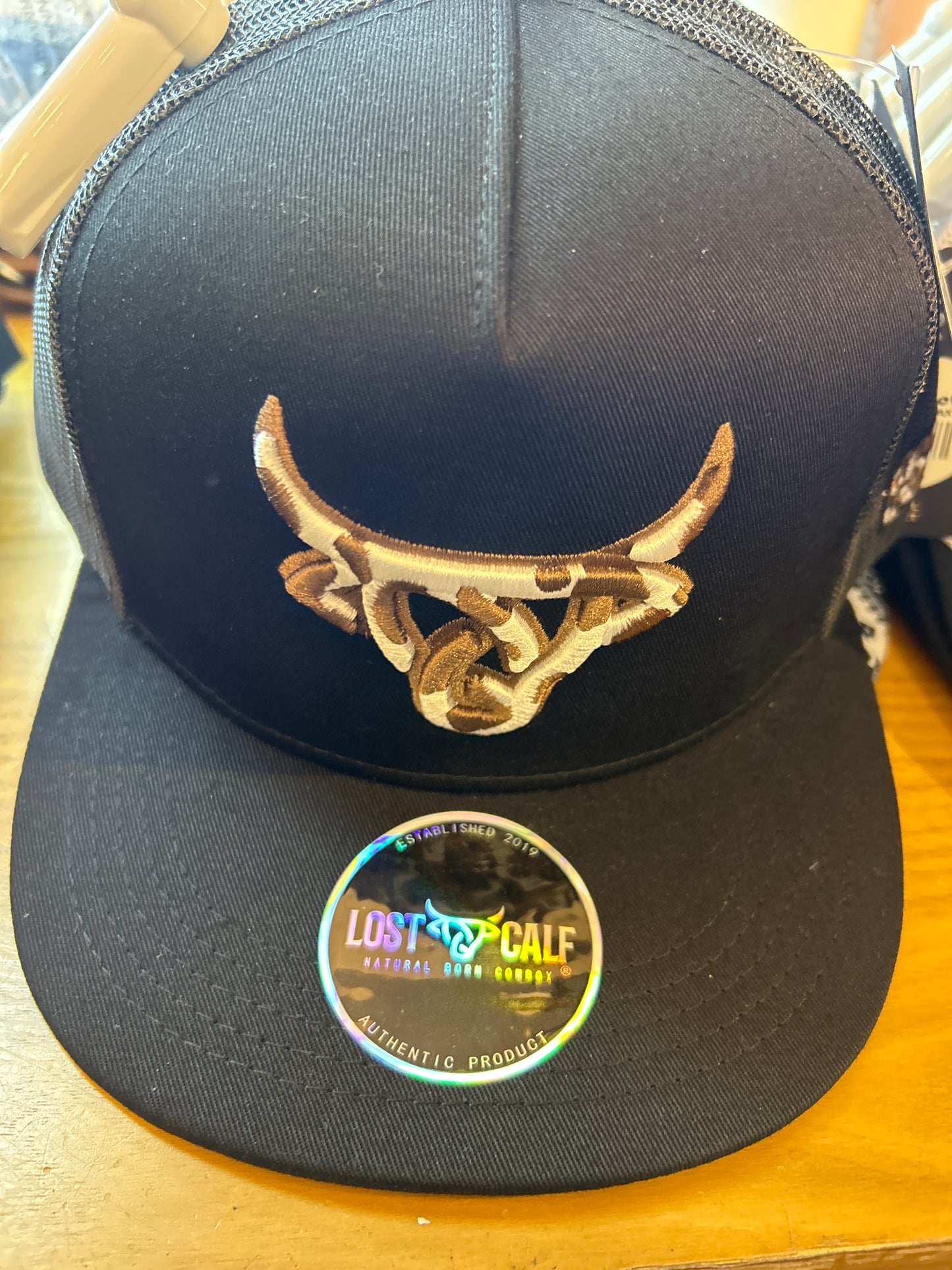 Lost Calf Hat cow black