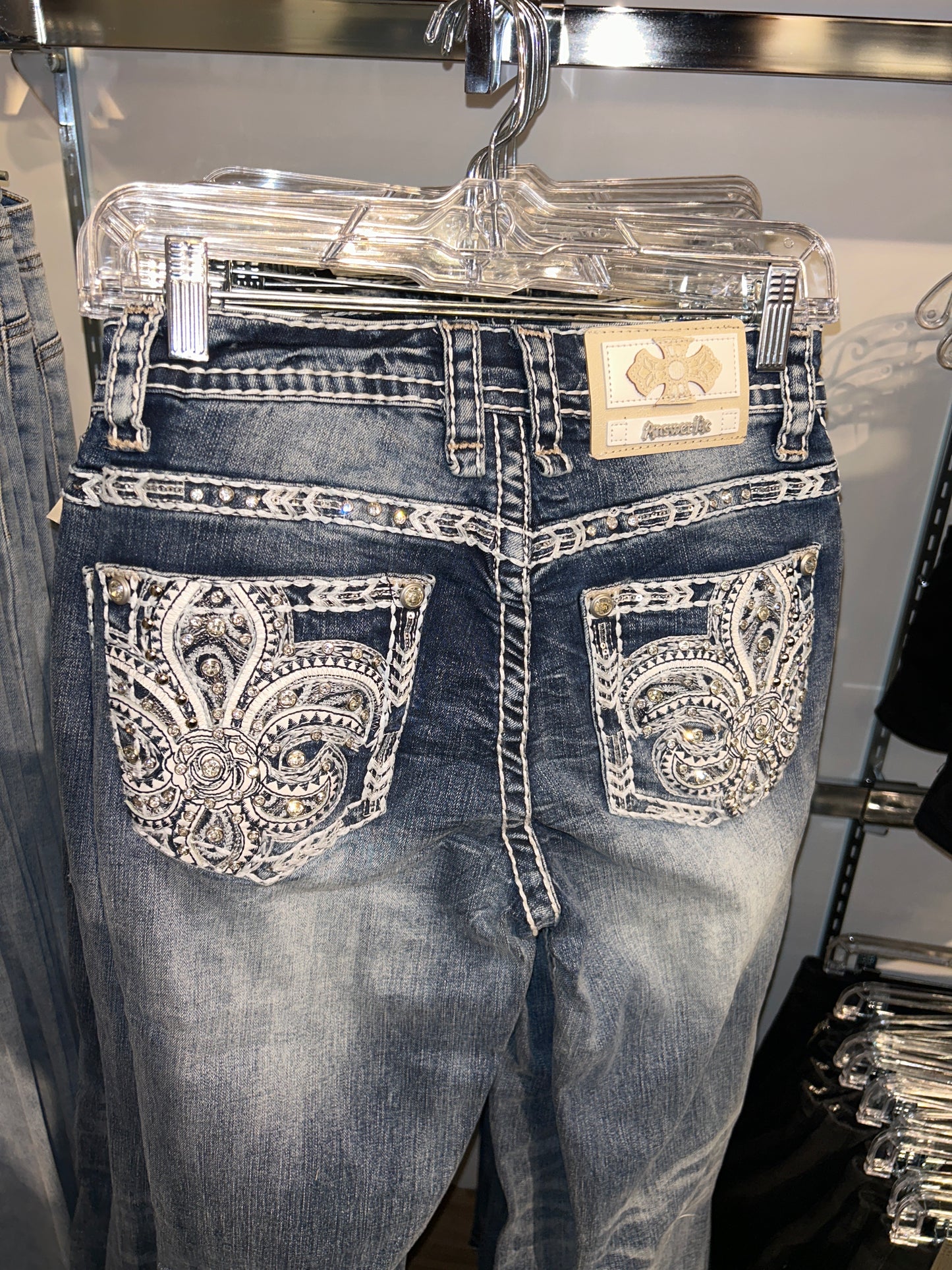 Women boot cut jeans