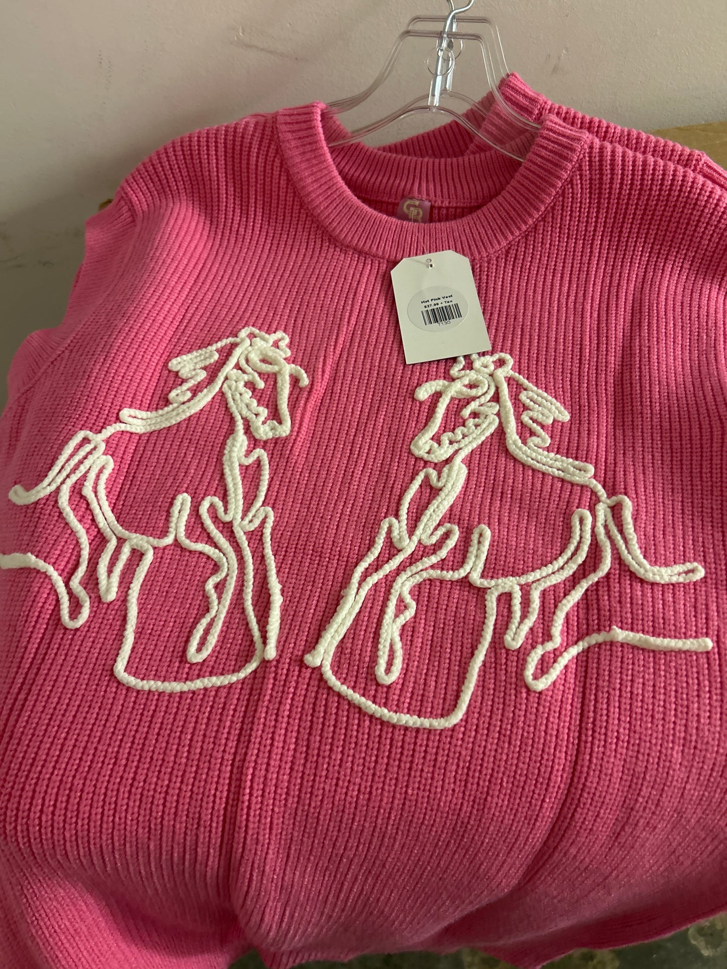 Pink vest final sale