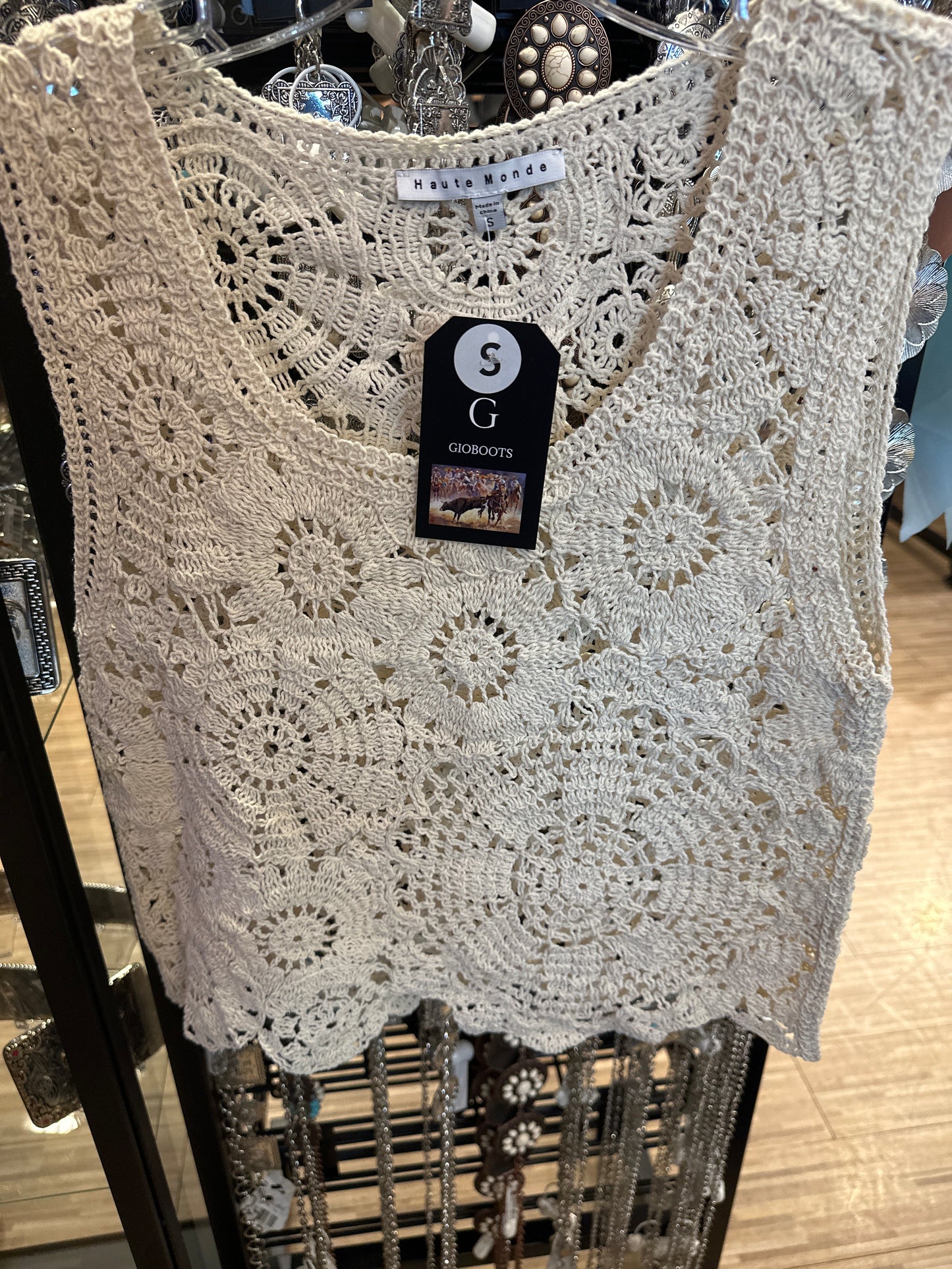 Women’s Beige Knitted Top
