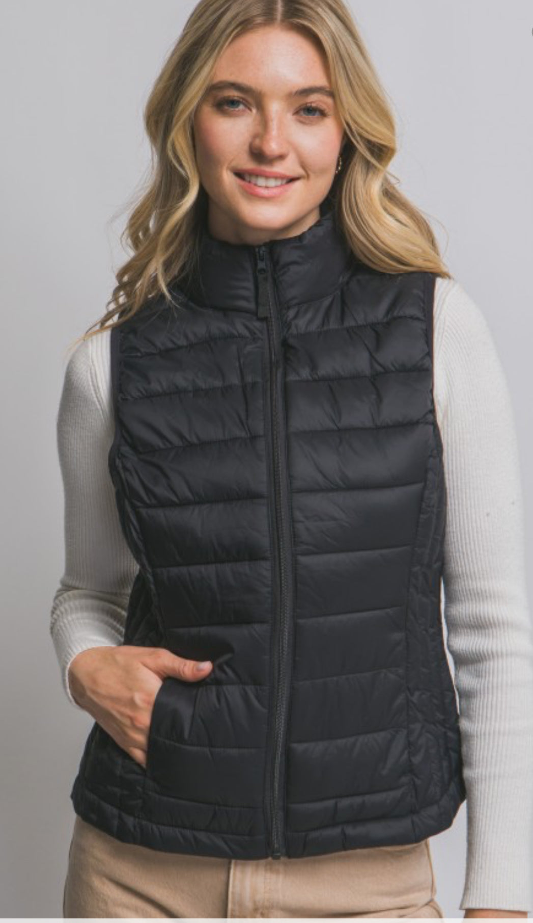 Black vest V5001