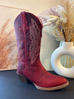 Renie Classic Red Water Buffalo Justin Women Boots gy2870