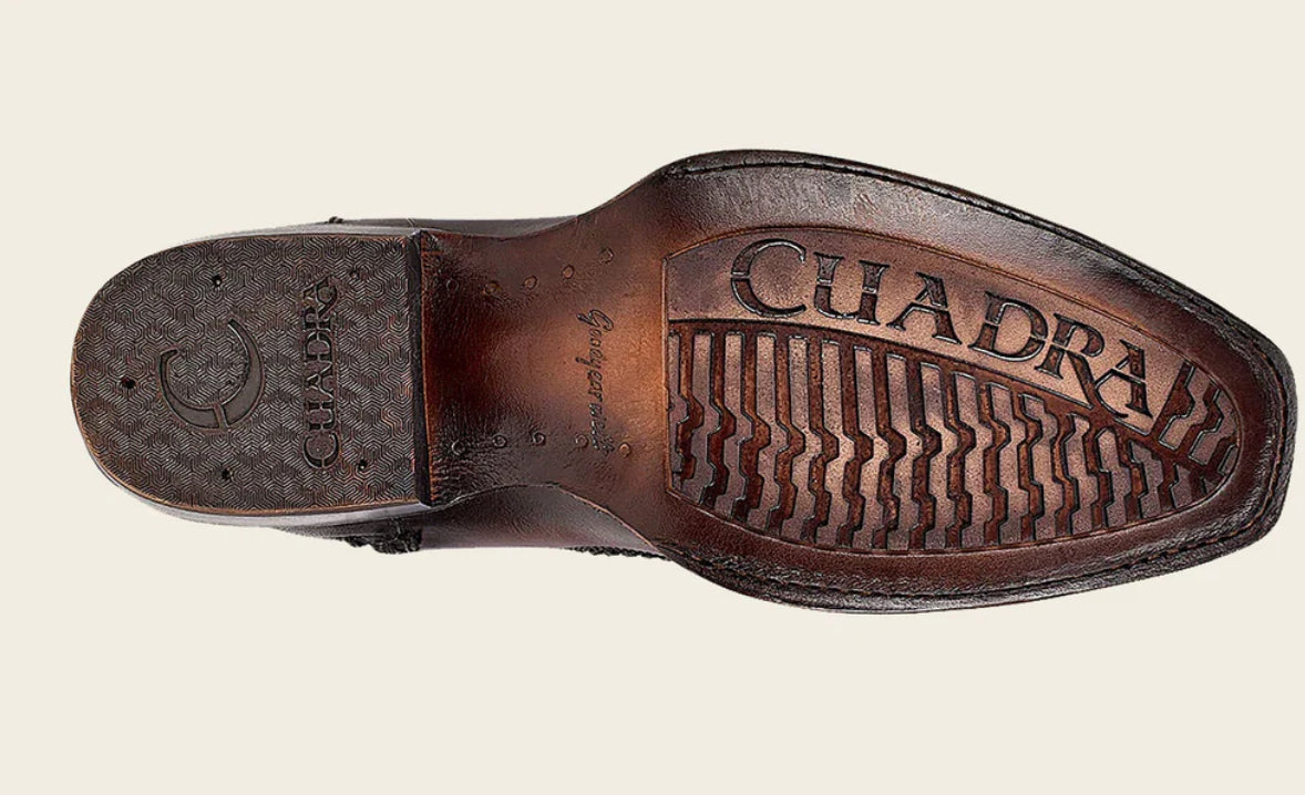 CUADRA URBAN BROWN OSTRICH LEG BOOT CU631