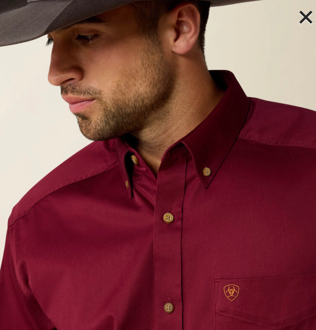 Ariat Solid Twill Classic Fit Shirt