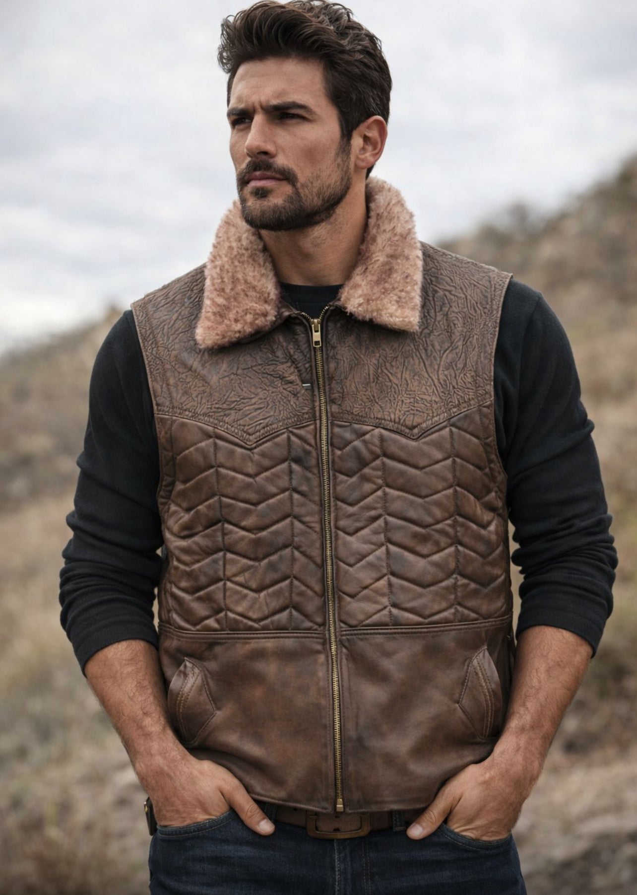 Leather Vest