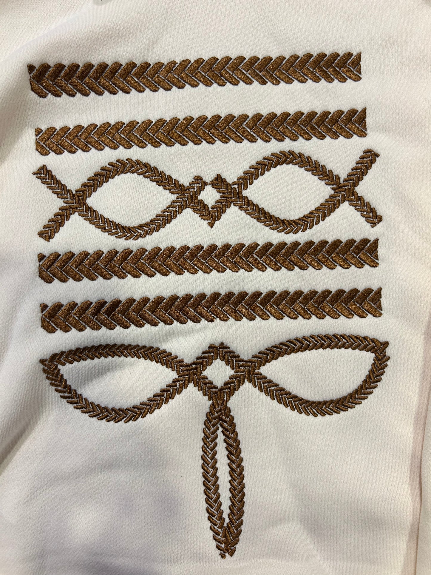 Women Hoodie Embroidered (cream)