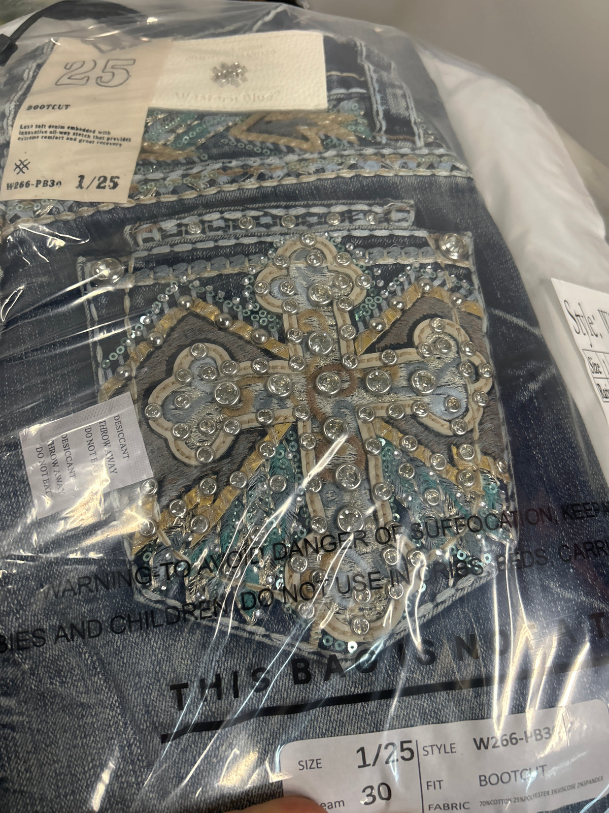 Western blue jeans w266