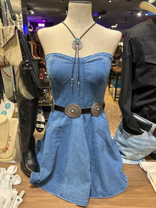 Denim dress