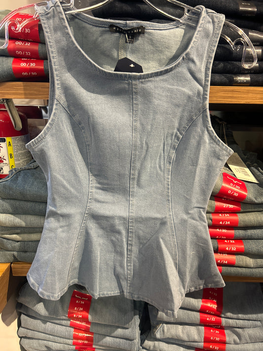 Denim top
