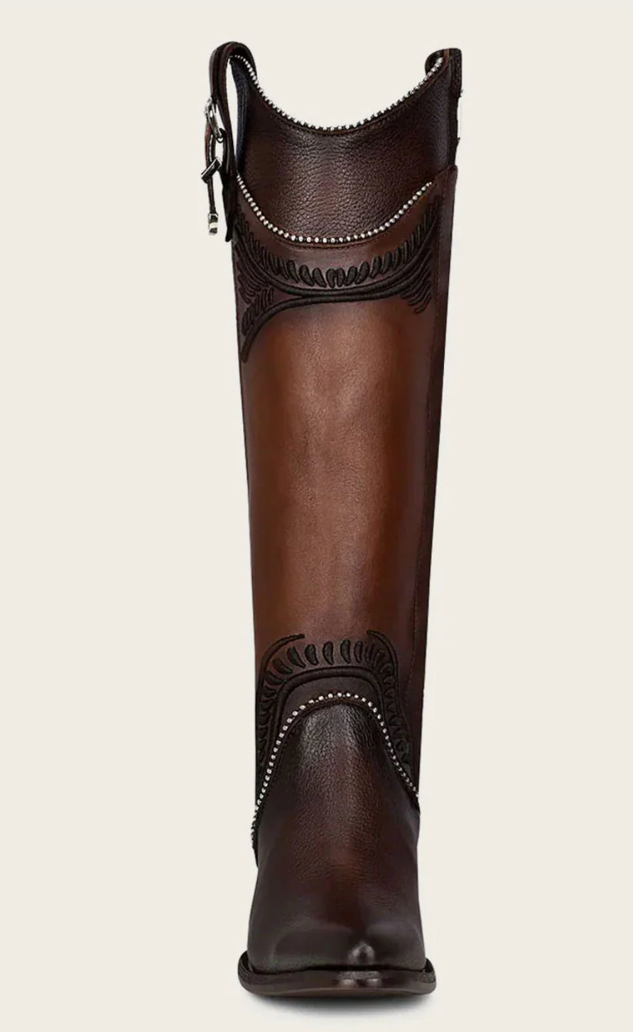 Women Cuadra -HONEY EMBROIDERED KNEE-HIGH BOOT cu583