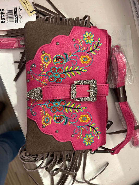 Fringe purse flowers 181HPK