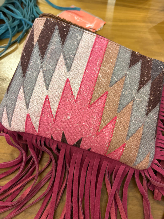 Fringe purse pink 181hpk