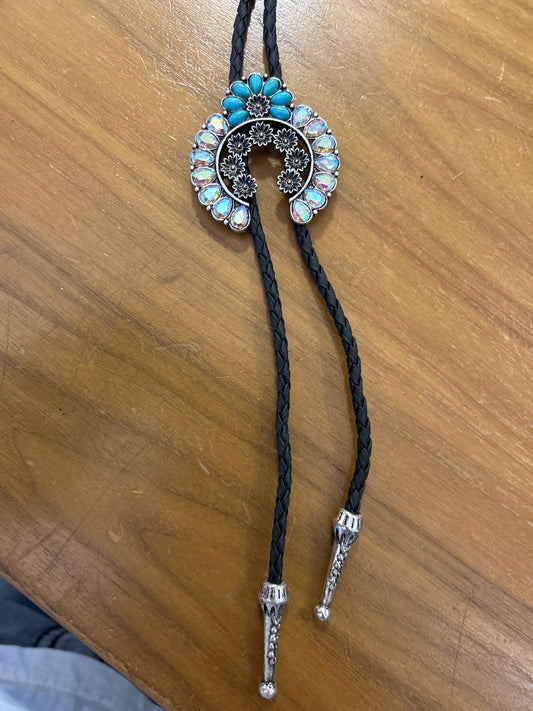 Black bolo tie