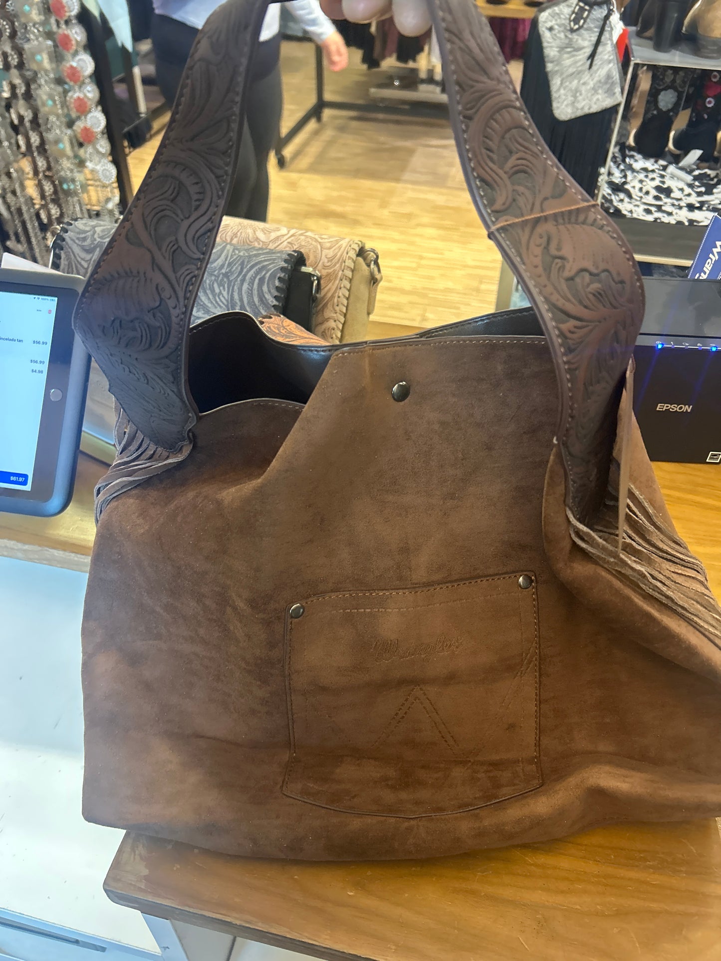Wrangler buckle purse