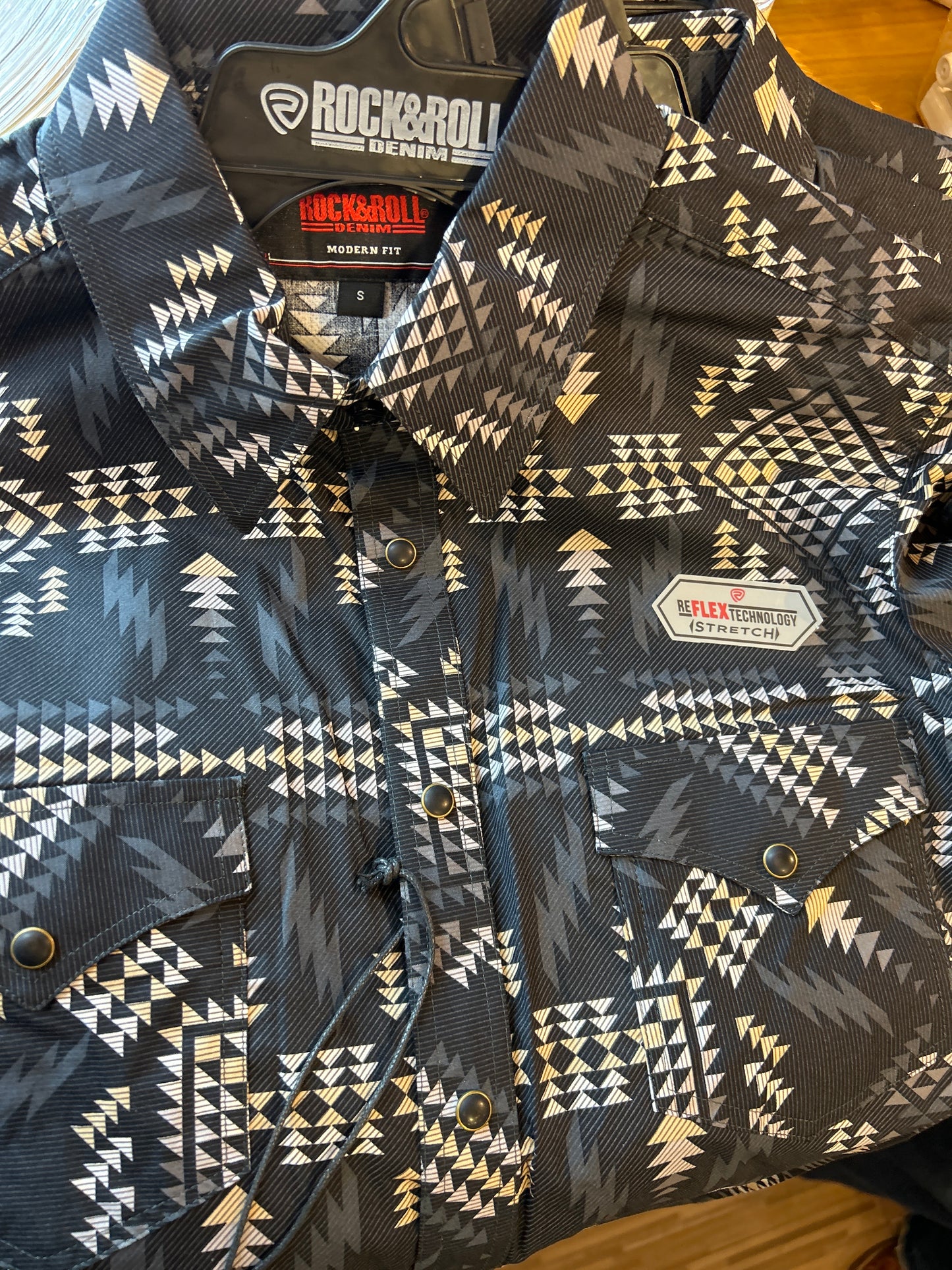 Rock And Roll Modern Fit Snap Shirt