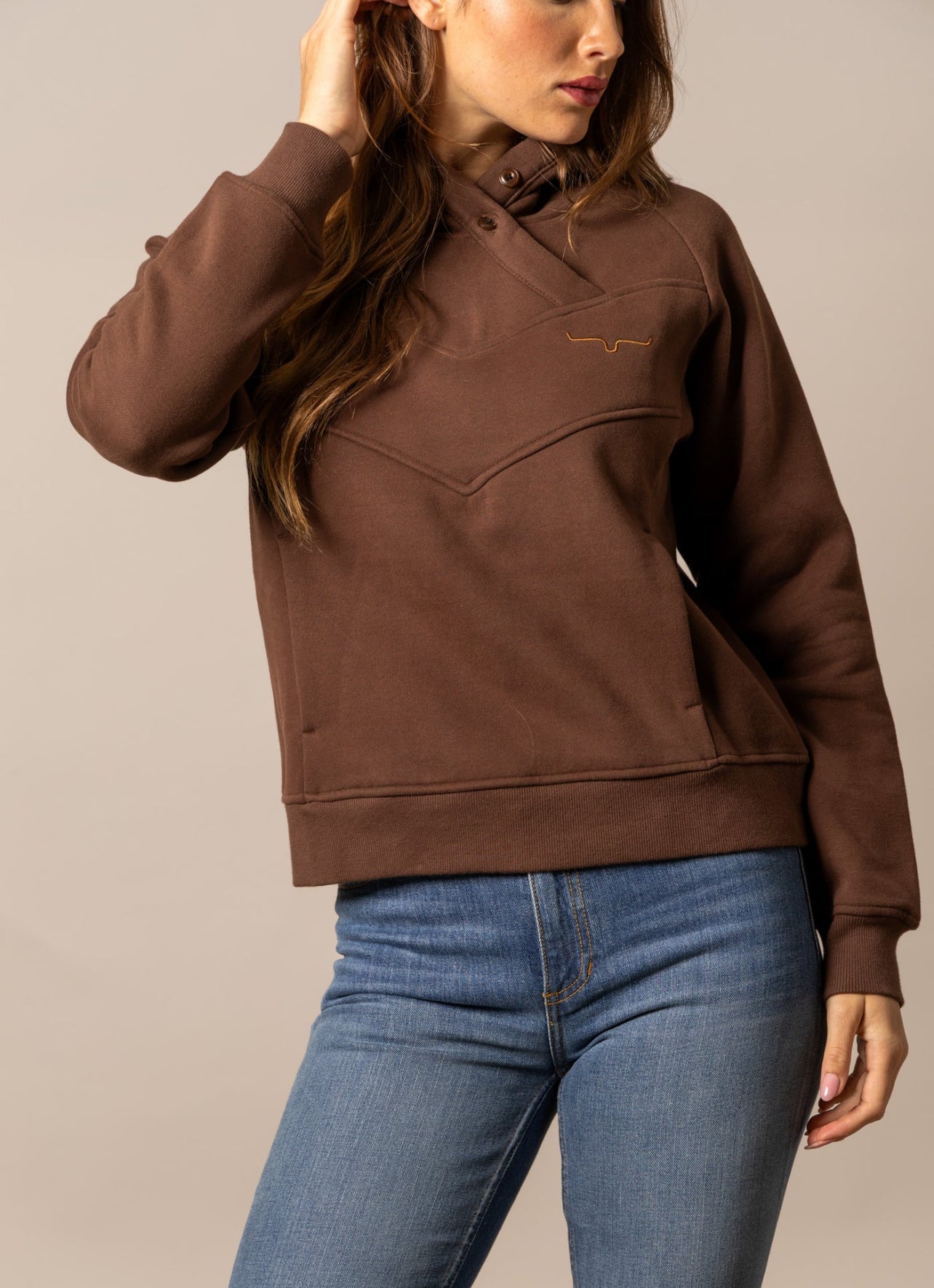 Kimes Ranch Hoodie Ella (Brown)