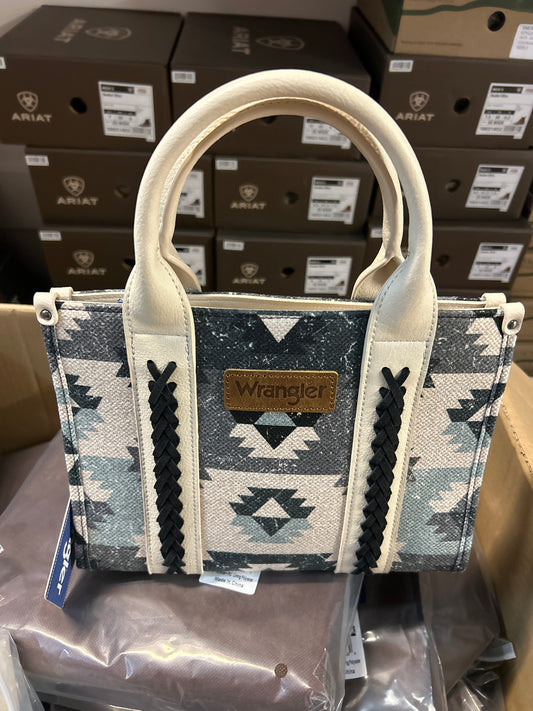 Wrangler aztec print purse black