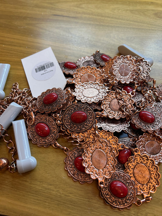 Red Concho belts