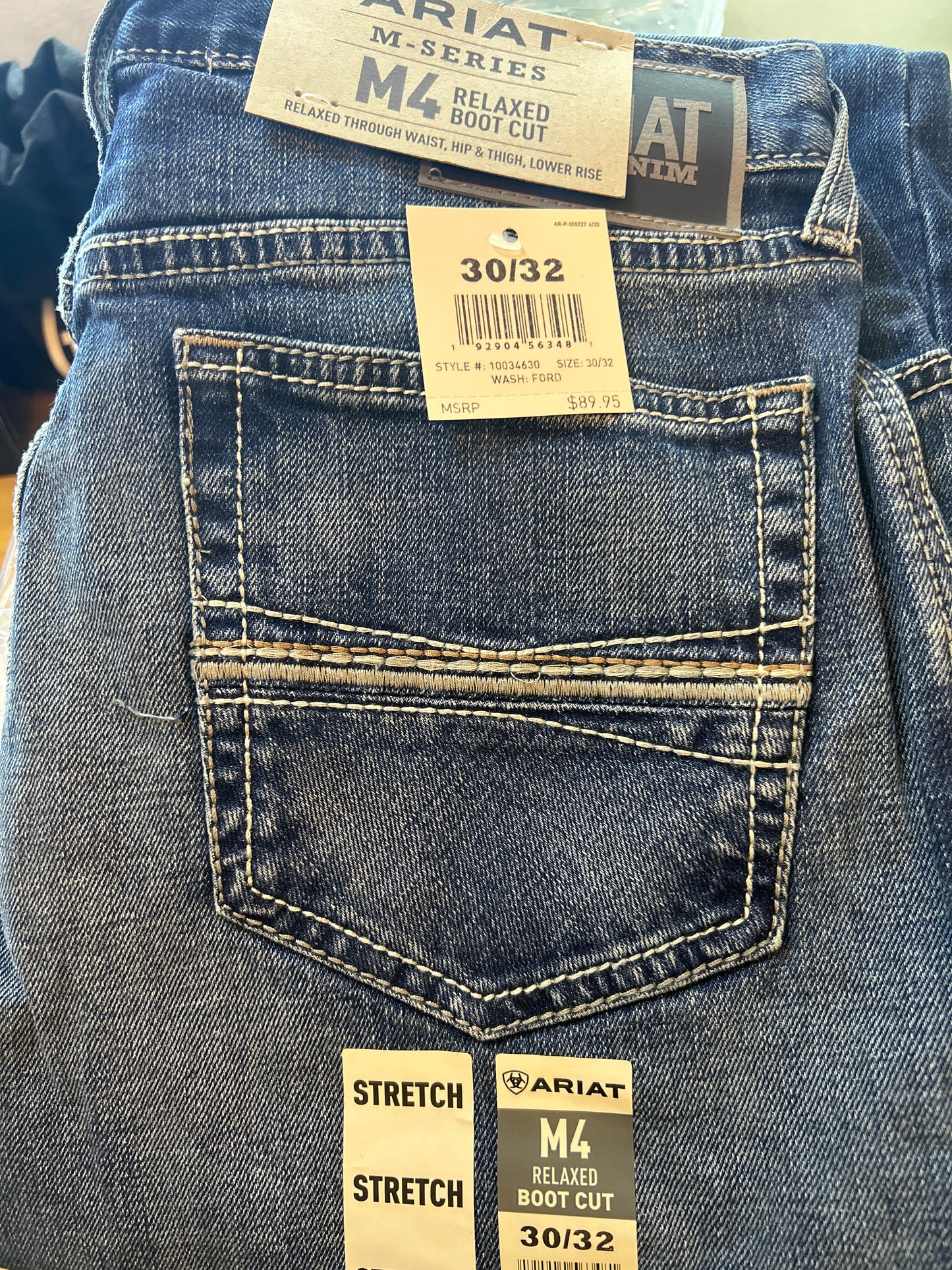 M4 Low Rise Stretch Relaxed Boot Jean 34630