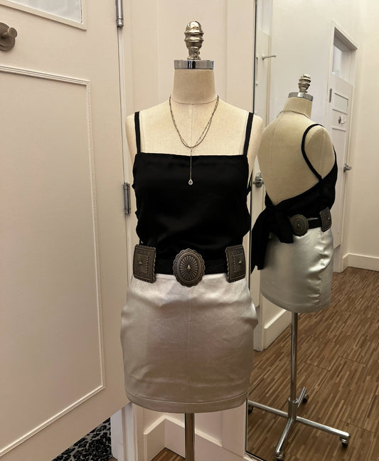 Black Back Bow Top (black)