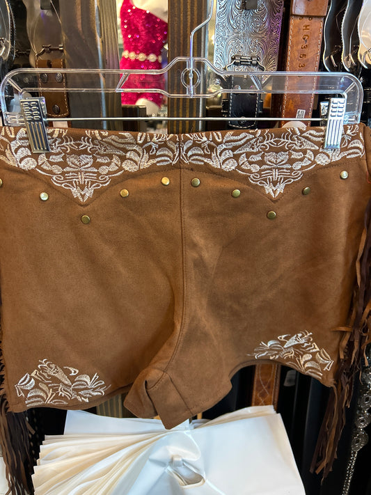 Fringe shorts