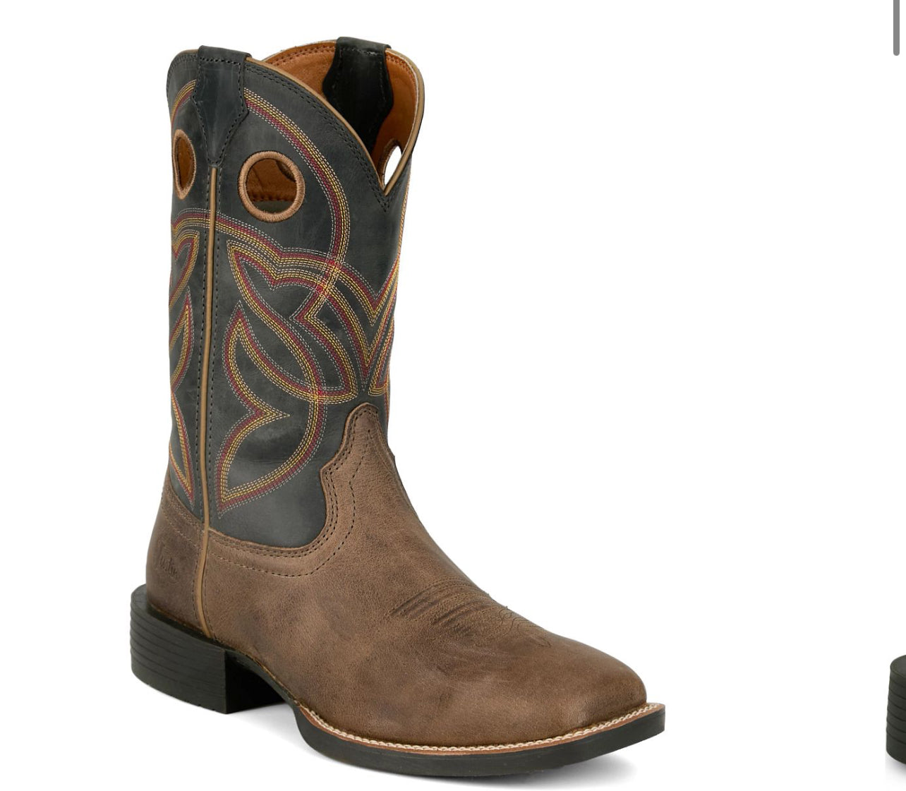 Justin Men's Stampede Lubbock Performance Western Boots - Broad Square Toe SE7526