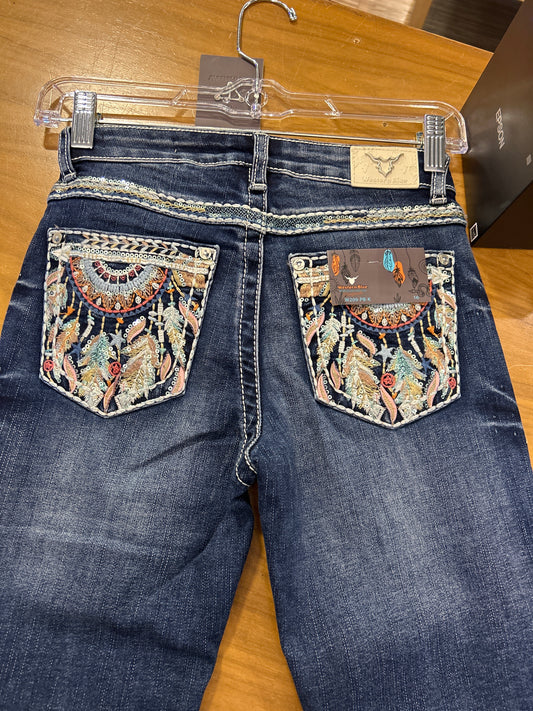 Girls boot cut jeans