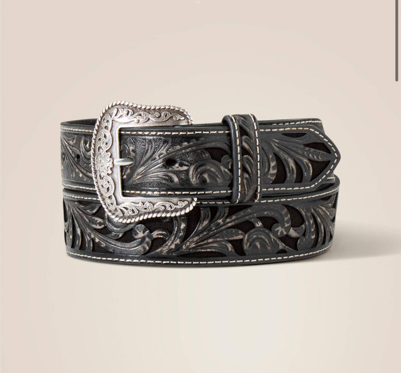 Women Vine Emboss Belt -ARIAT BELT