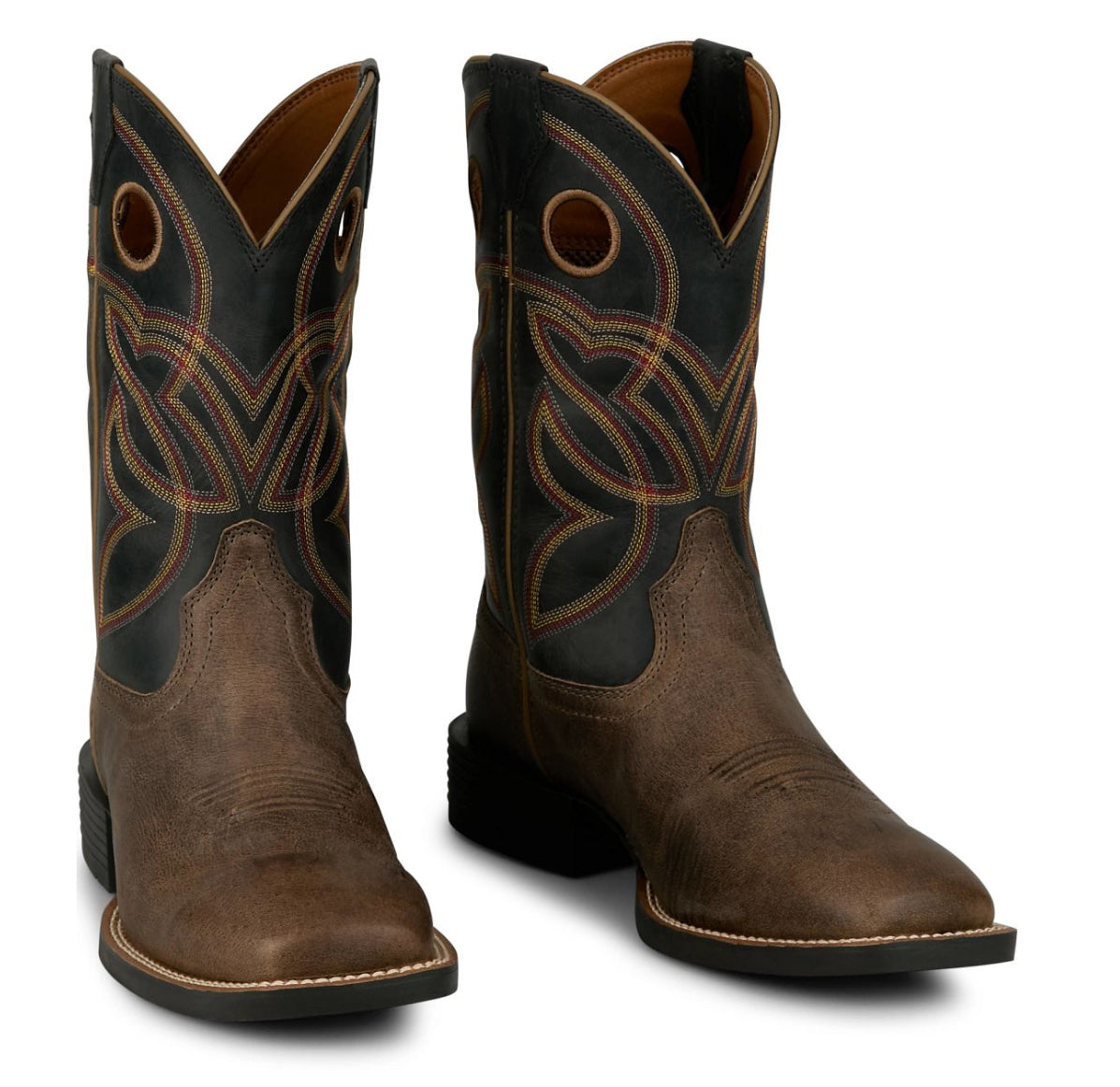 Justin Men's Stampede Lubbock Performance Western Boots - Broad Square Toe SE7526