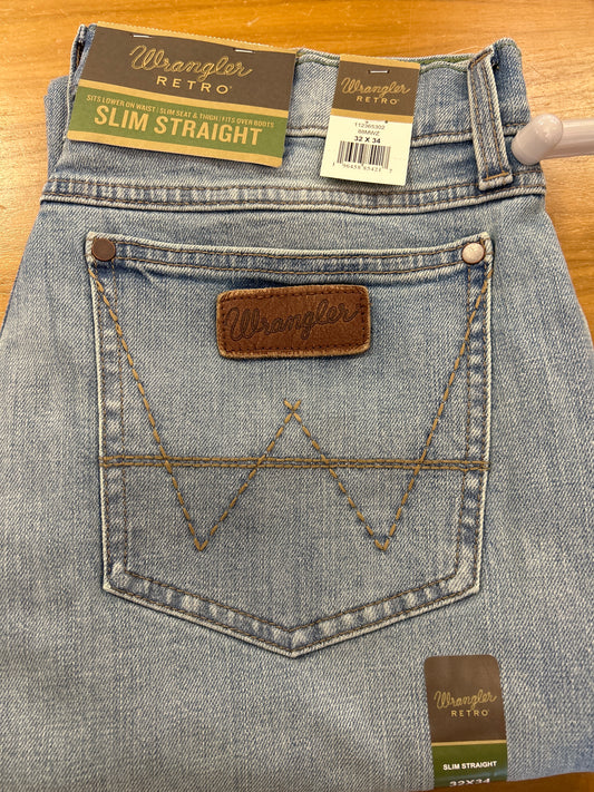 Wrangler retro jeans slim straight 112365302