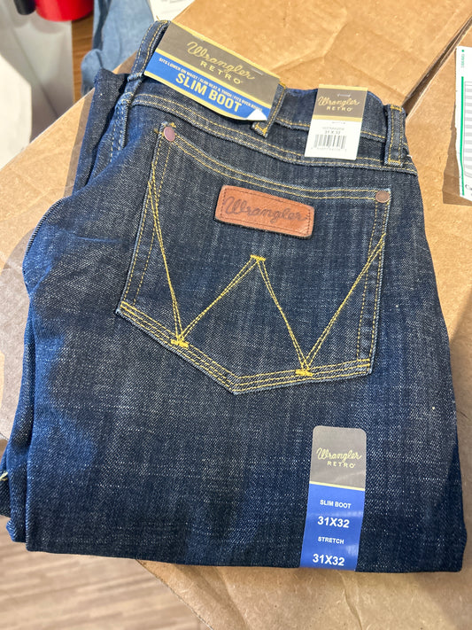 Wrangler retro jeans slim boot 1077mwzdx