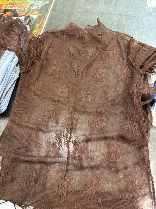 Mesh top brown