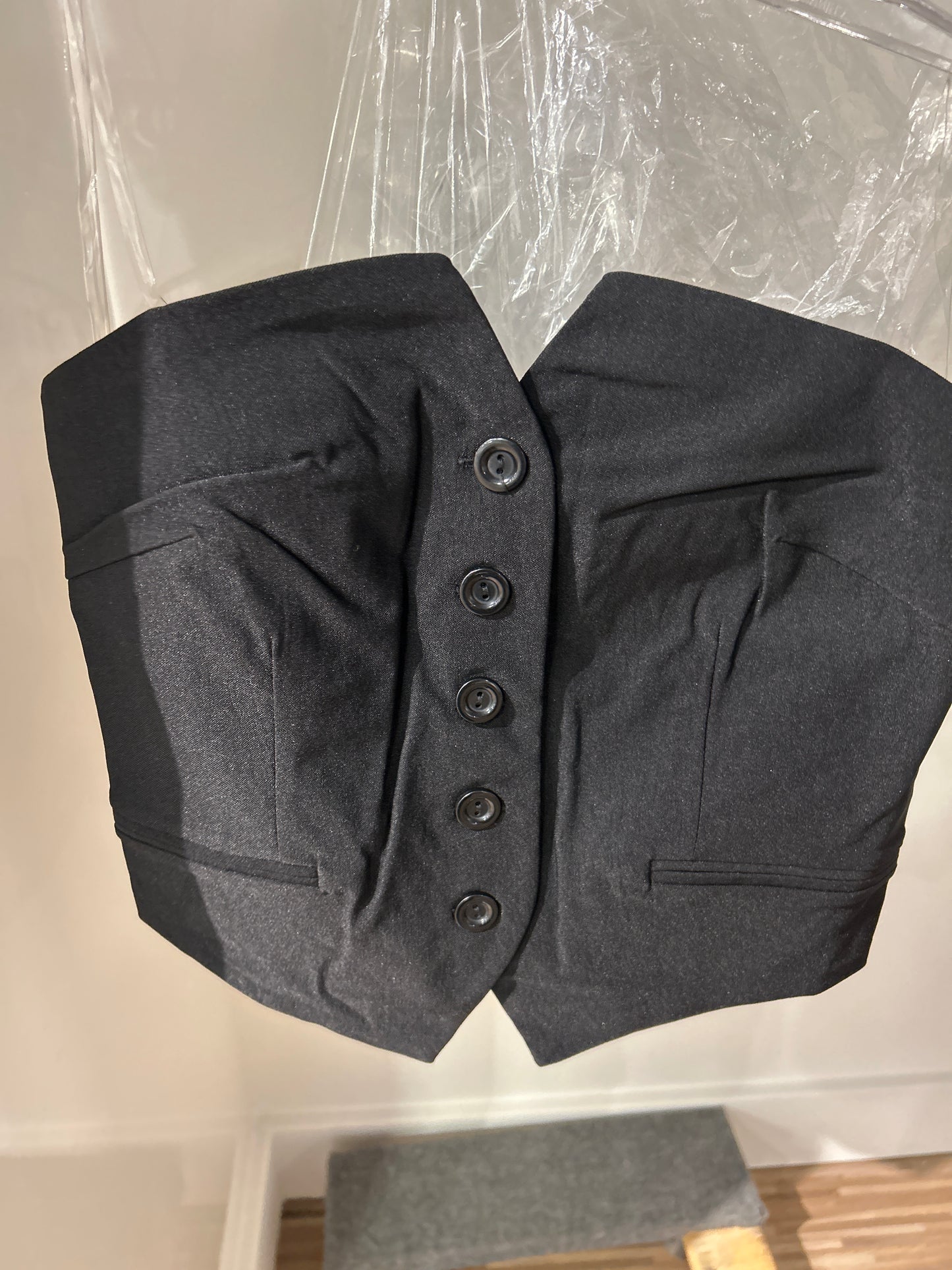 MILLENIUM BUTTON FRONT BUSTIER TOP