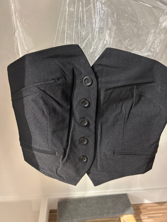 MILLENIUM BUTTON FRONT BUSTIER TOP