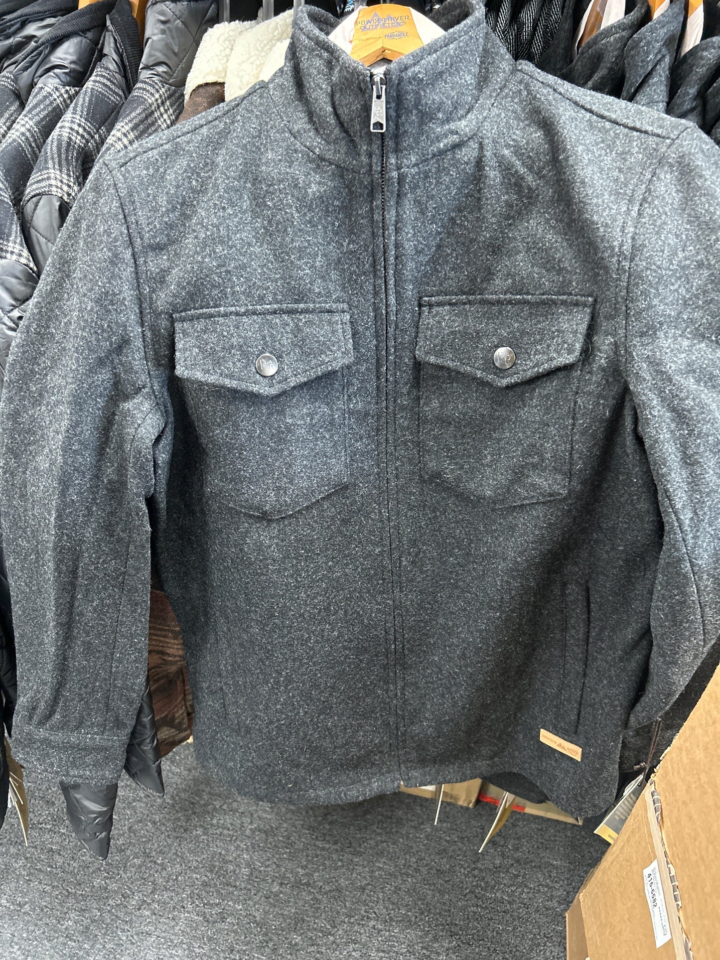 Heather Wool Coat trans01