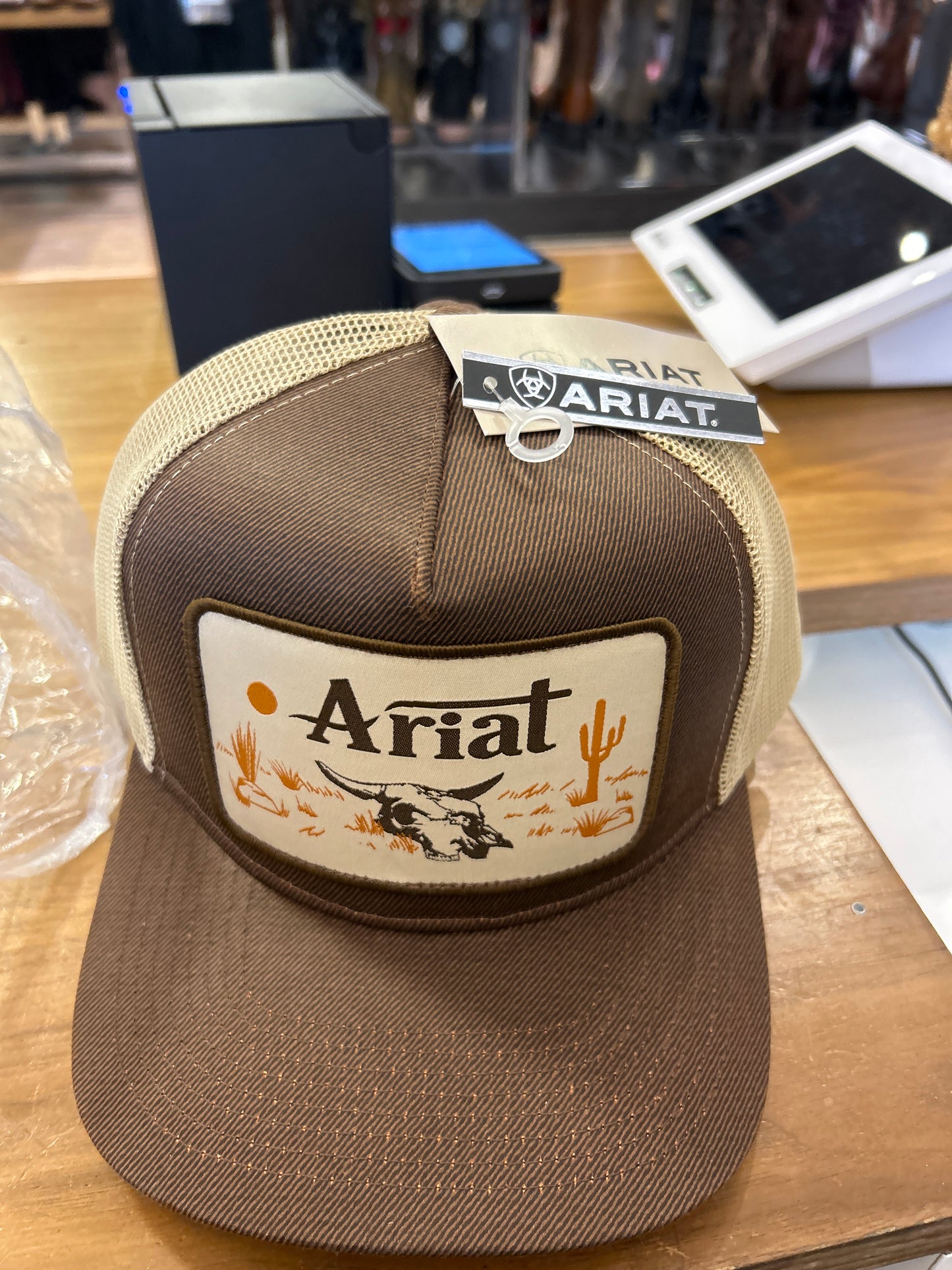 Ariat hat cactus/skull